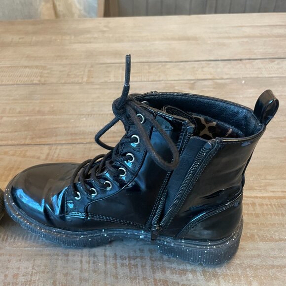 Girls Black Boots – Size 3 - Picture 6 of 6